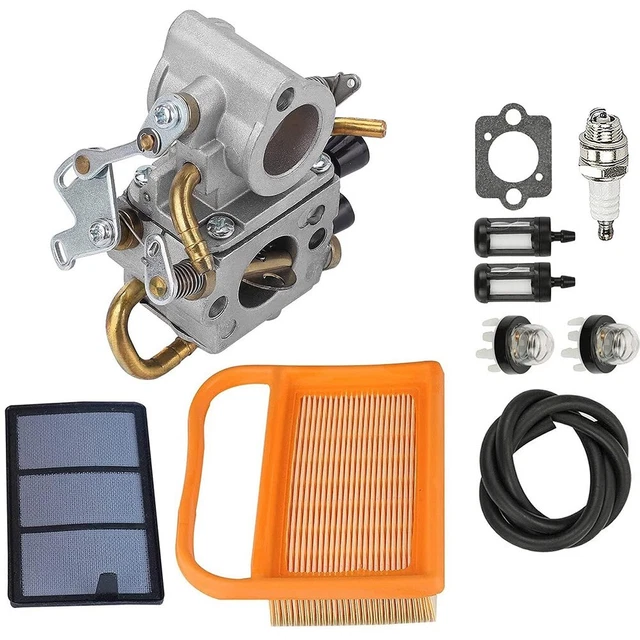 Carburateur Set – Vervangend Accessoire Voor TS410, TS420 – Metaal, Eenvoudig Te Installeren – Voor Grasmaaiers En Bosmaaiers