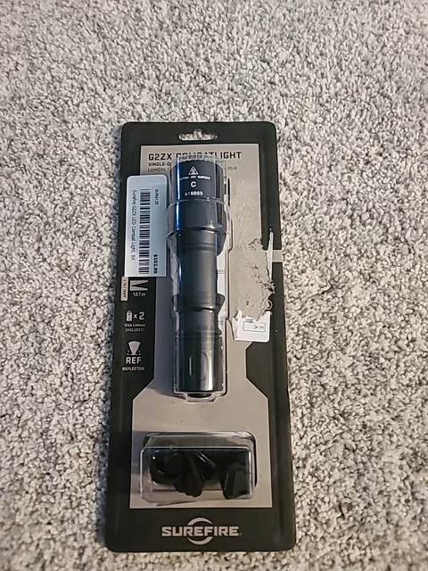 SureFire G2ZX CombatLight G2ZX-C-BK, Black - Free Ship
