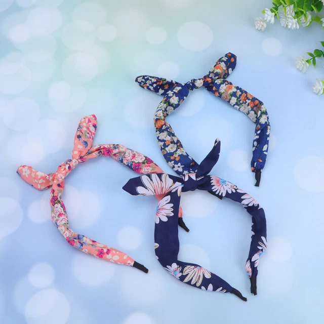 Fasce Per Capelli Bambina 2 Pezzi - Cotone Elasticizzato, 14.1 Pollici, Con Perle E Strass, Per Eventi - Foto 12