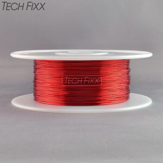 Magnet Wire 24 Gauge AWG Enameled Copper 1580 Feet Tattoo Coil Winding Red