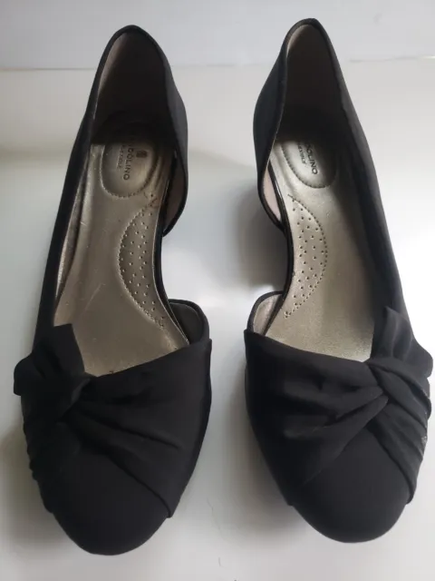 Bandolino Womens black Wedge Dress Shoe Size 8.5 M Preowned