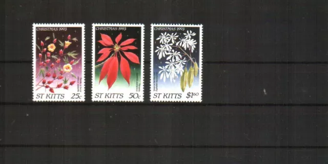 St.Kitts Michelnummer 364 - 366  postfrisch (Pflanzen : 34444)