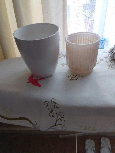 Two Plant pots, Cash On Collection