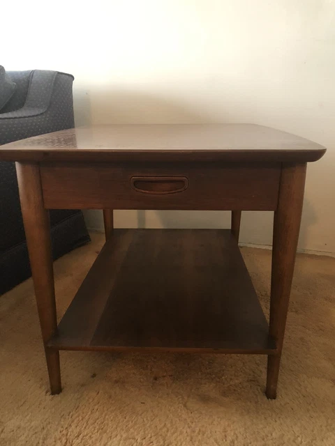 Mid Century Modern Lane End Side Table, Nightstand
