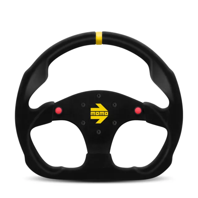 MOMO Motorsport MOD. 30 w/ Buttons Race Steering Wheel Black,320mm - R1960/32SHB