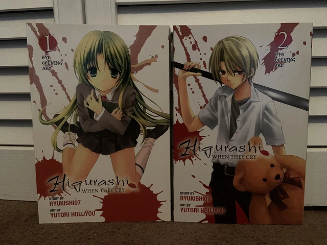 Higurashi When They Cry Eye Opening Arc Manga Volumes 1 and 2