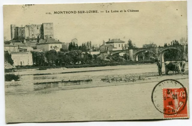 CPA - Carte Postale - France - Montrond sur Loire - La Loire et le Château