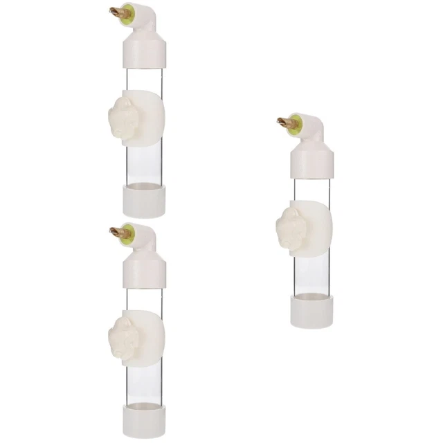 3 Count Birds Water Feeder Automatic Bird Drinker Bird Cages Parrots Pet Bird