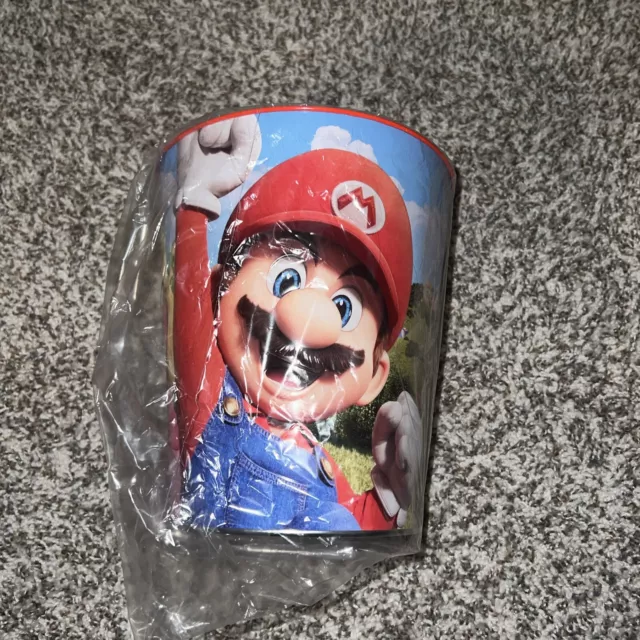 NEW Super Mario Bros Movie Popcorn Tin Bucket Zinc Cinemark Nintendo