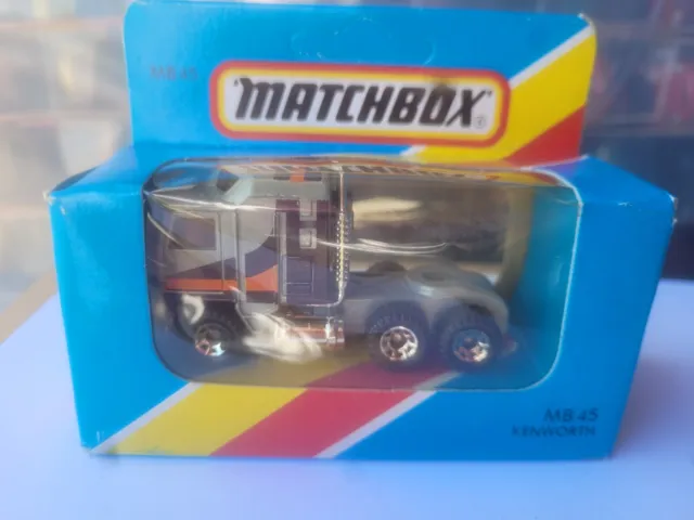 Matchbox Superfast - Kenworth [Grey] Near Mint Vhtf Box Good Macau