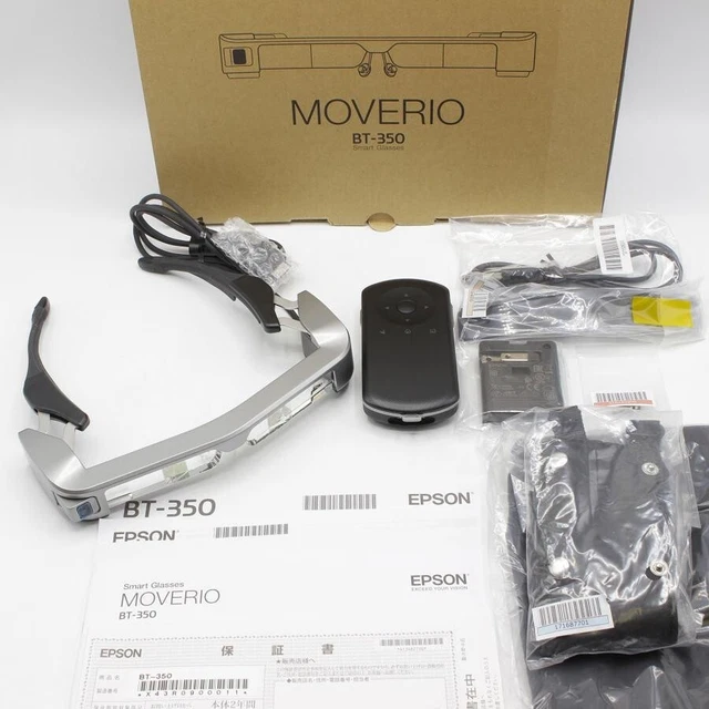 [Excellent] EPSON MOVERIO BT-350 HD Smart Glass EL Panel High Definition