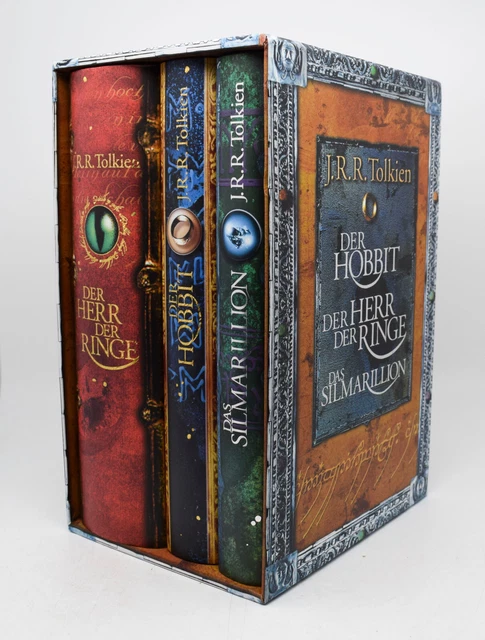 J.R.R. Tolkien - Der Herr der Ringe Hobbit Silmarillion Luxusausgabe im Schuber