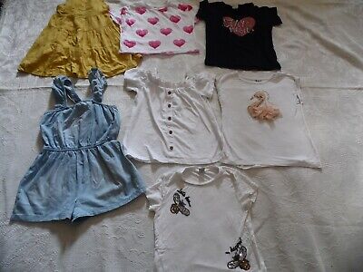 Bundle Girls Summer Clothes Next,Zara,Tu. Fit Age 5/110Cm (7Pieces)