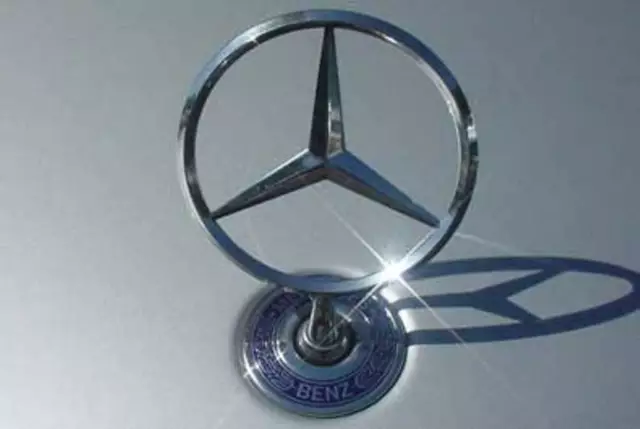 Insignia Emblema Logotipo Del Capó Mercedes Benz Para W124 W202 W203 W208 W210/44 Mm 2