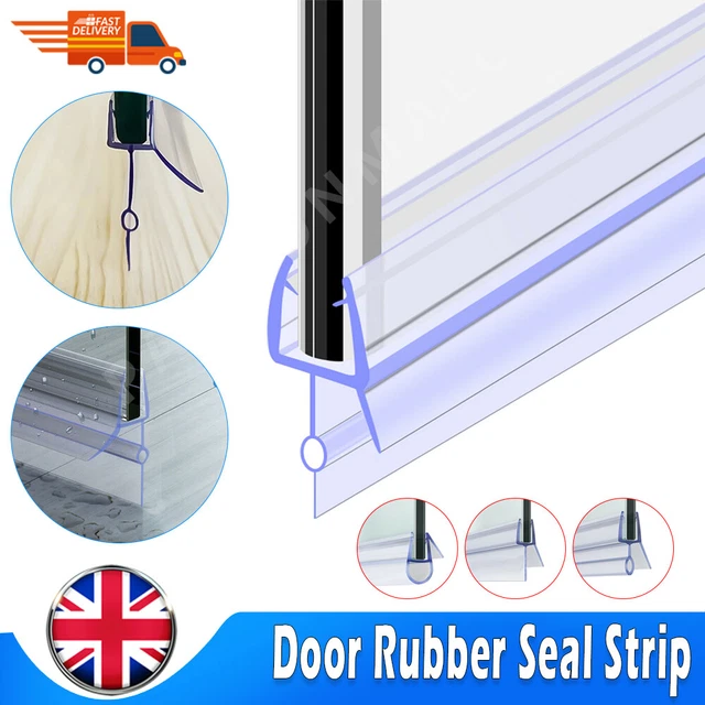 SHOWER DOOR SEAL strips Rubber Seal Strip Glass for Thickness 4 6mm