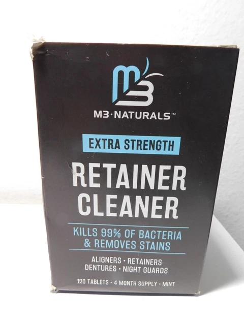 M3 - Limpiador Retenedor de Fuerza Extra Naturals 4 Meses Suministro Como Nuevo - 120 Pestañas