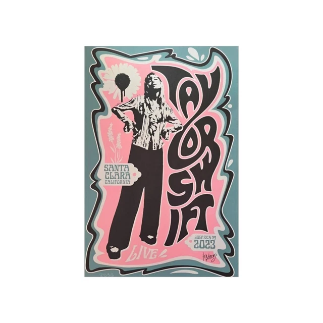 TAYLOR SWIFT ERAS Tour Santa Clara VIP Poster, Eras Tour Art Decor