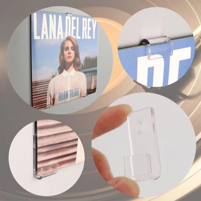 Durable Vinyl Record Display Shelf Acrylic CD Wall Mounts