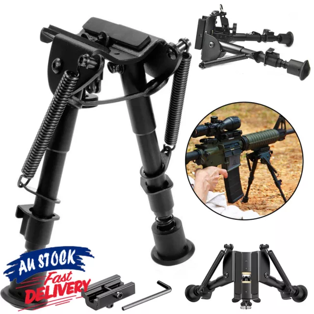 6"-9" Height  Swivel Mount Stand  Rifle Bipod  Hunting Sniper Adjustable  Sling