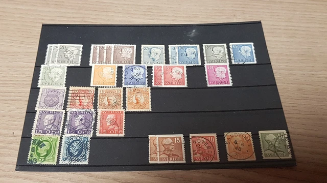 Konvolut / Lot 1 - alte Briefmarken aus Schweden - Sverige