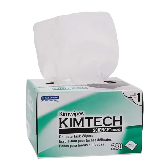 Kimtech Science KimWipes Delicate Task Wipers 4.4 x 8.4” 1-ply 286 Wipes