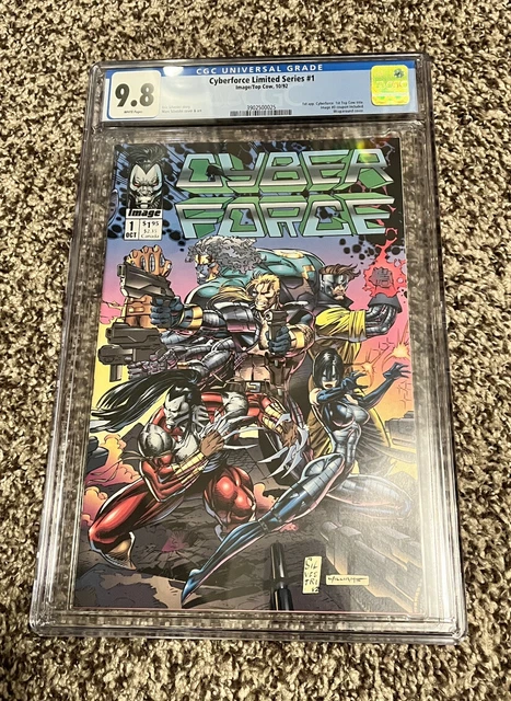 Cyber Force Limited Series #1 CGC 9.8 IMAGE COMICS 1992 Marc Silvestri COUPON #0