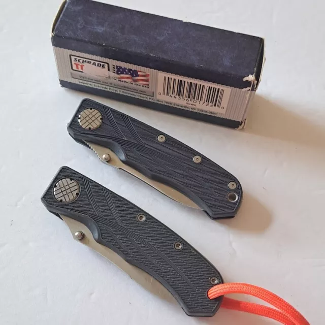 Schrade Lake & Walker Pocket Knives Lot of 2