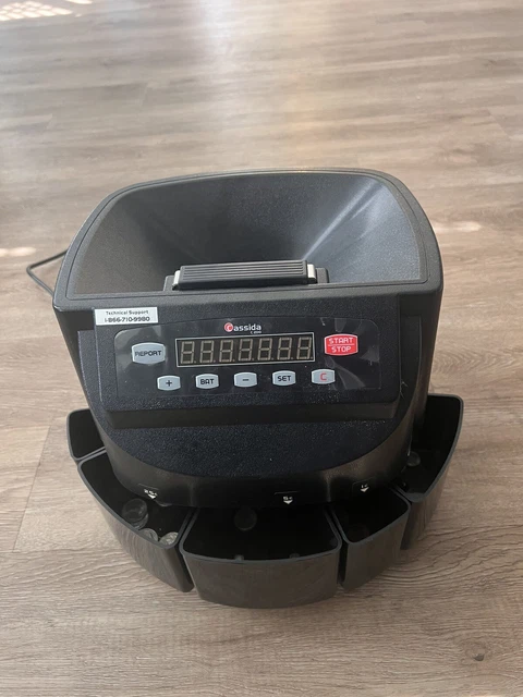 Cassida C200CAD Canadian Coin Counter/Sorter/Roller