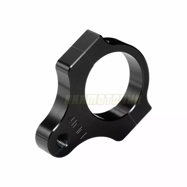 26MM-60MM CNC Motorcycle Steering Damper Fork Frame Mounting Clamp Bracket Black