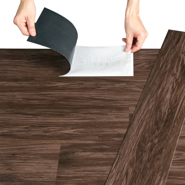 NEUHOLZ® Suelo de vinilo 4m² láminas autoadhesivas roble natural losetas tablas