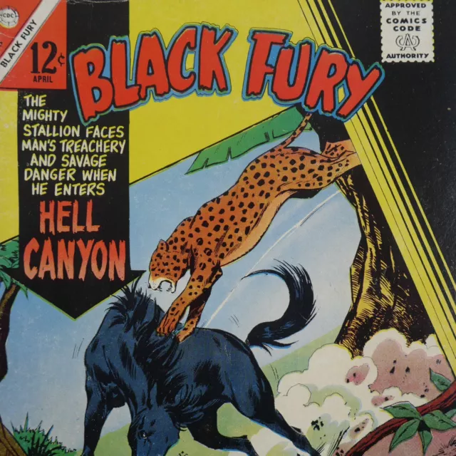 Black Fury #57  "Hell Canyon" Charlton Comics Group 1966 Silver Age Low-Mid Qual