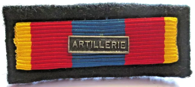 DEFENSE NATIONALE OR - agraffe ARTILLERIE - Ruban - Rappel de médaille