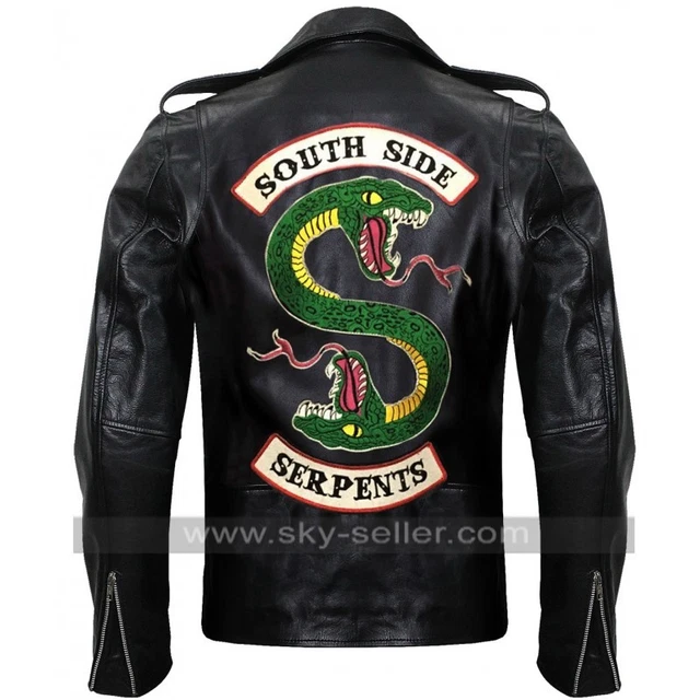 Veste en cuir rouge riverdale cheap