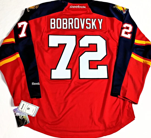 Florida Panthers 72 Sergei Bobrovsky 2023 Reverse Retro Blue Special  Edition Jersey Jersey - Bluefink