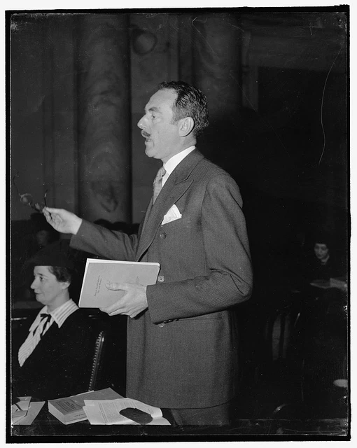 Reproduced 1937 Photo Equal Rights To Women Would Result In Confusion, Senate c