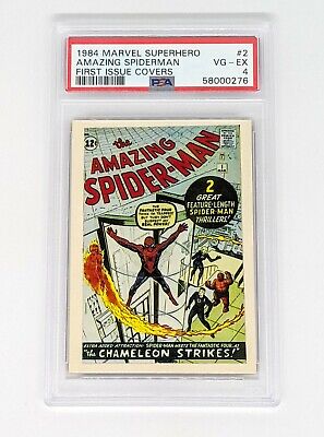 1984 Marvel Superhero First Issue Covers #2 The Amazing Spider-Man PSA 4