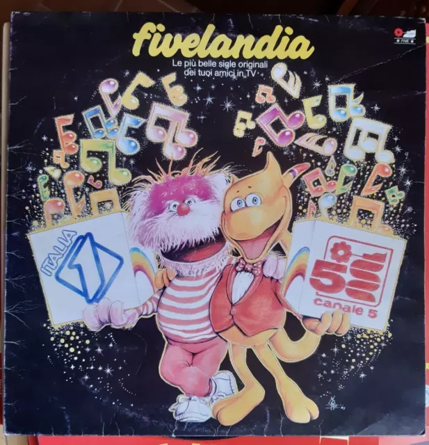 Fivelandia - Five Records Disco Lp 1983 Vinile (Cristina D'avena / Mondaini)