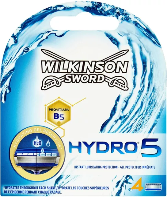 WILKINSON Sword Pack 4 Lames Hydro 5 Skin Protection Regular Lot Recharge Rasoir