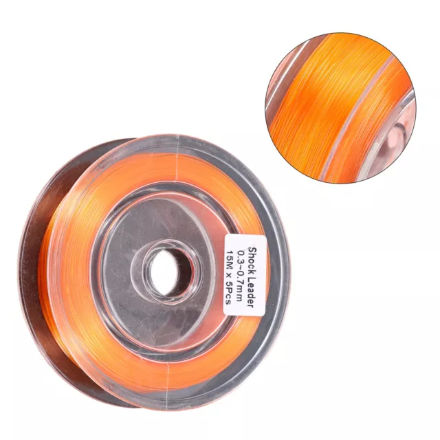 Shock Leader Line Vibrant S Fishing Fly Nylon Line Low Coefficient Of Friction