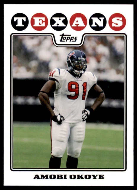 2008 TOPPS AMOBI Okoye Houston Texans #204 EUR 1,93 - PicClick FR