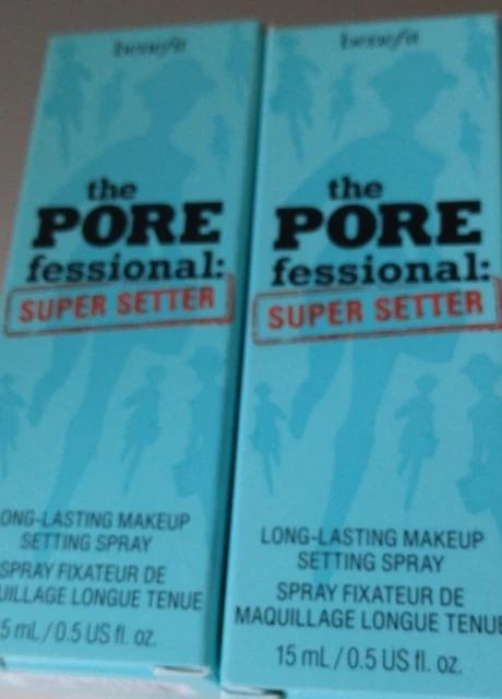 X2 Benefit POREfessional Pore-Minimizing Makeup MINI Setting Spray .5 oz NIB!