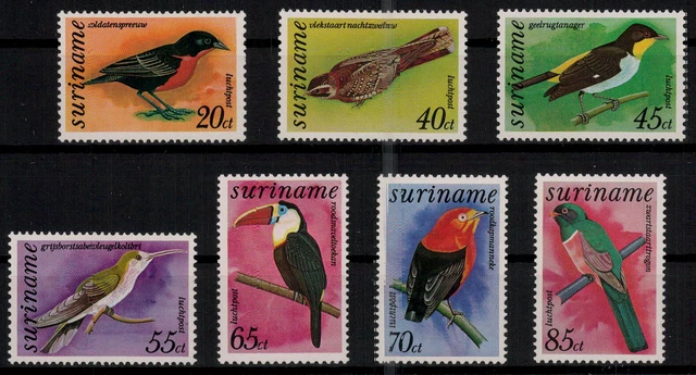 Surinam; Vögel 1977 kpl. **