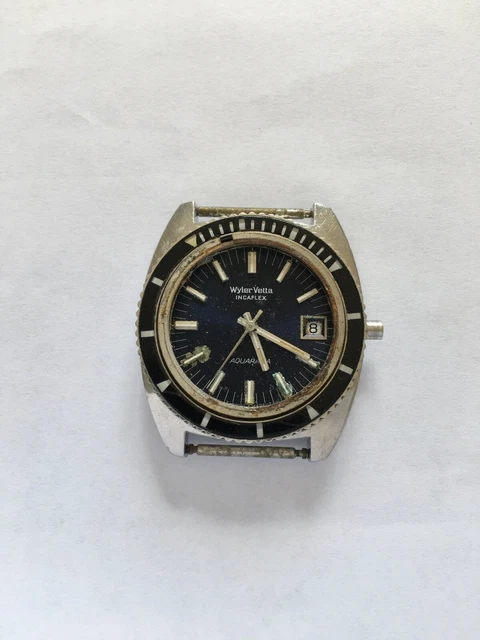 Boîtier De Montre Vintage Skin-Diver ETA 2452/72 - Pour Restauration Ou Customisation - Occasion