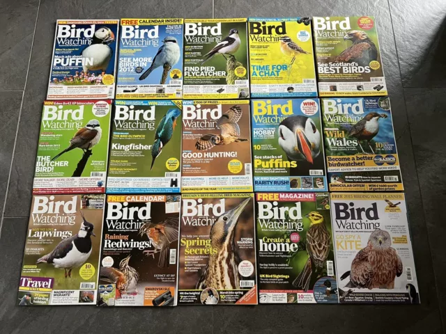 15 x Bird Watching Magazine Job Lot / Bundle