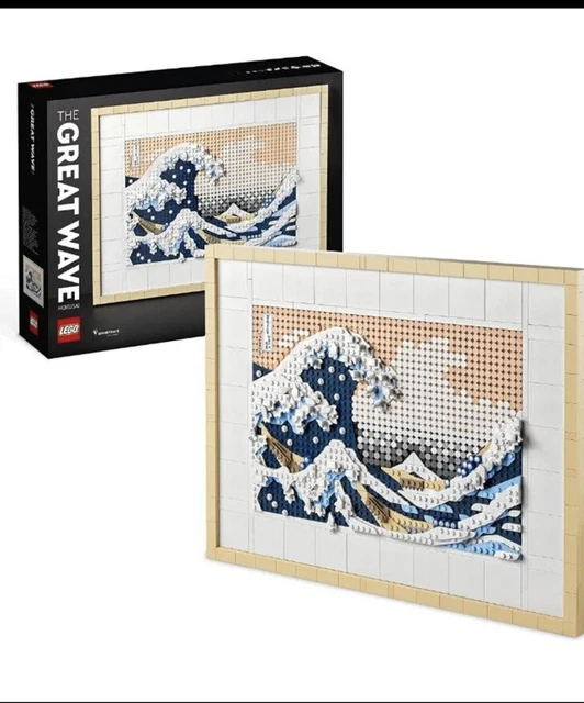 LEGO SET 31208 ART Hokusai The Great Wave Wall Art Adults - Brand New £ ...
