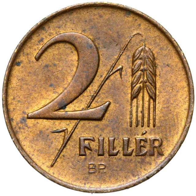 Ungarn - Münze - 2 Filler 1946 BP - Budapest - SELTEN - Stempelglanz UNC