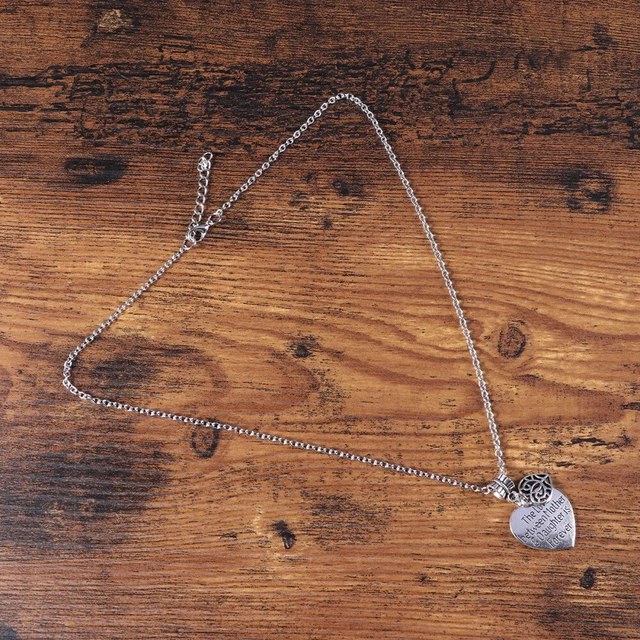 Collana In Acciaio Inox Con Ciondolo Cuore &ndash; 18 Pollici &ndash; Per Ragazza, Ragazzo, Mamma, Figlio &ndash; Fatto A Mano
