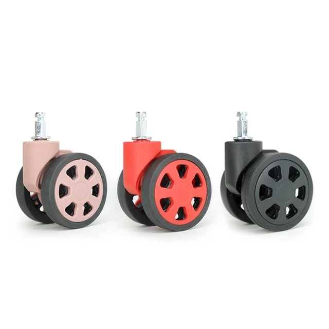 Replacement Wheels Smooth Rolling 360 Degree Rotating Luggage Wheel Accessories