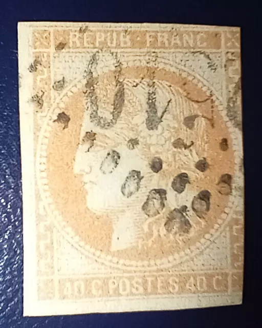 TIMBRE FRANCE CLASSIQUE CERES BORDEAUX N° 48 Oblitéré Côte 160 euros