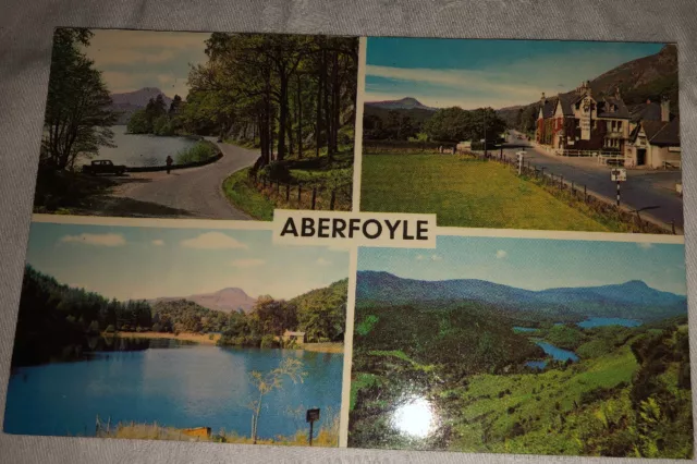 Vintage 1970S Colour Postcard Aberfoyle/Trossachs/ Scotland